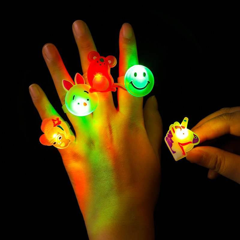 Ten rings glowing